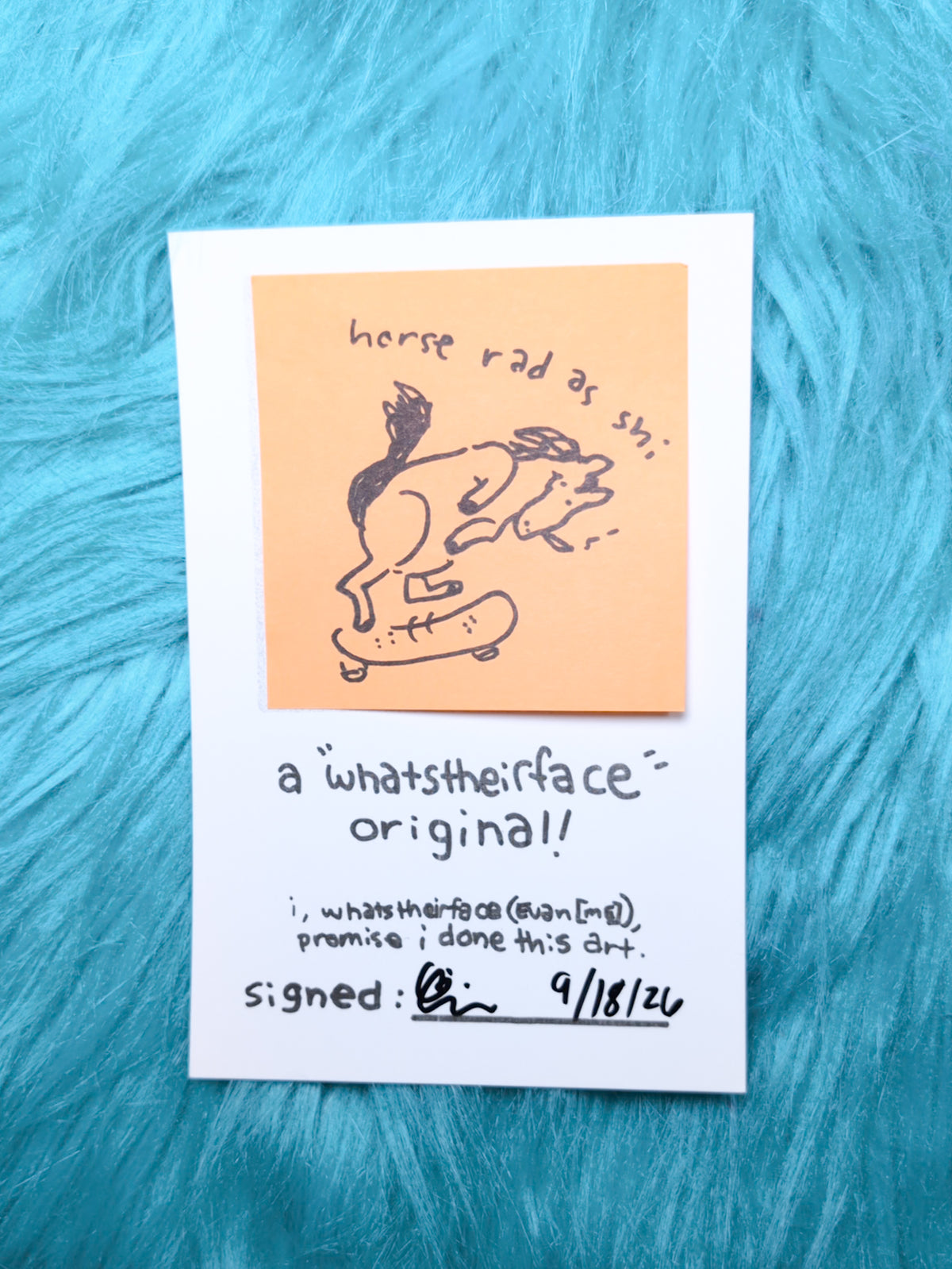 "horse rad as shi" original!