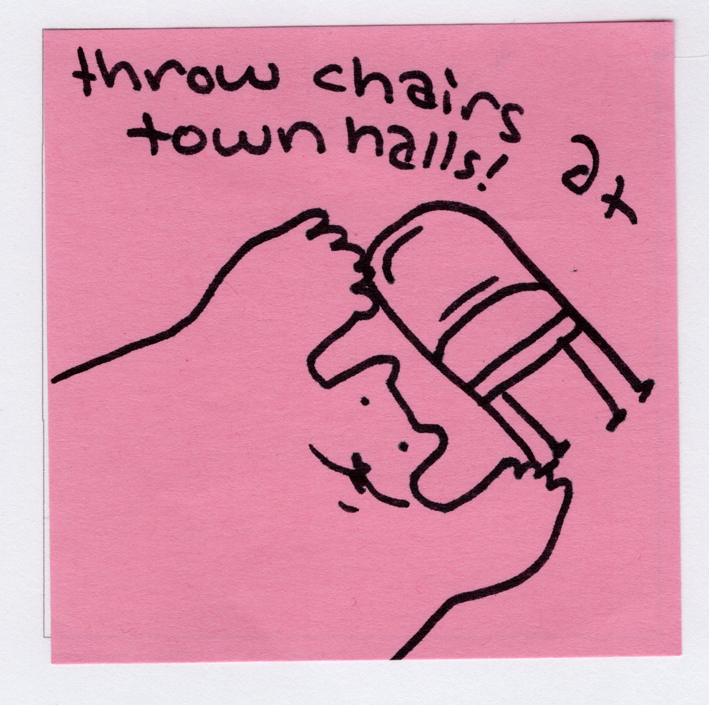 Throw chairs sticker! *Preorder*