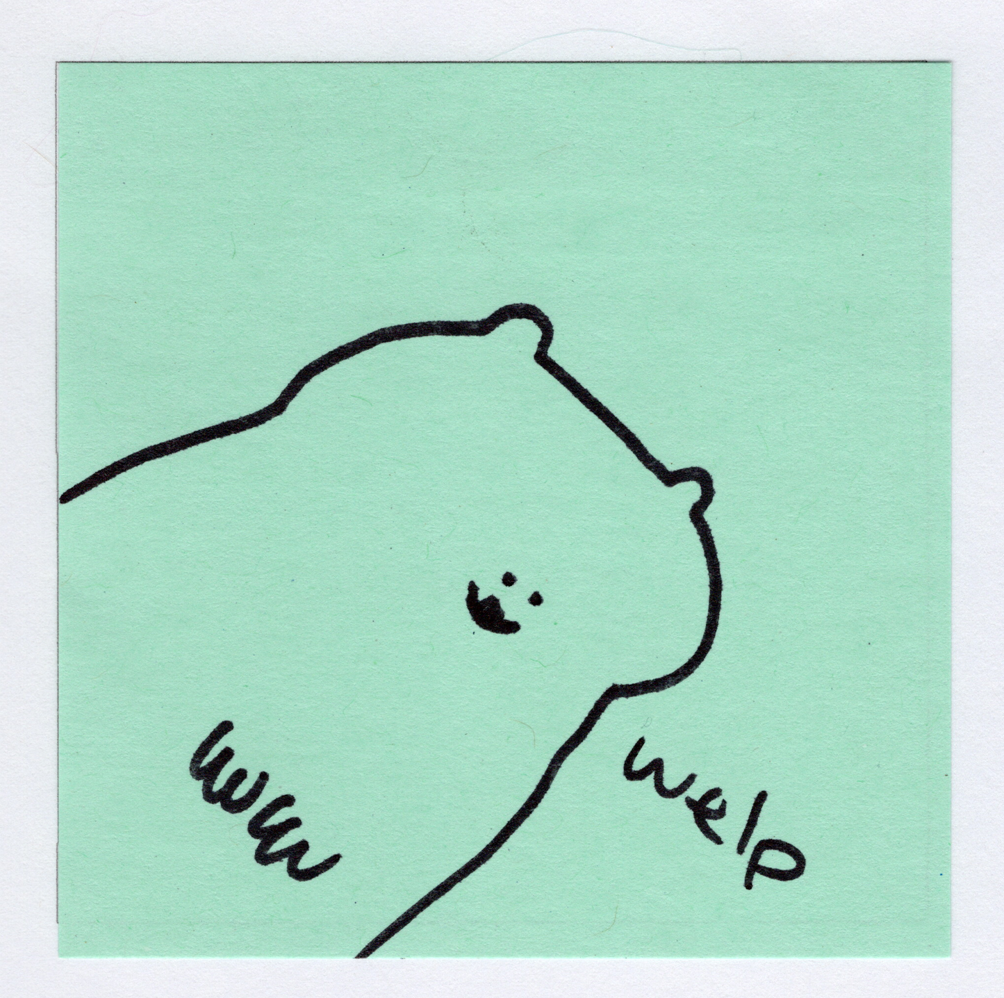 Welp sticker! *Preorder*