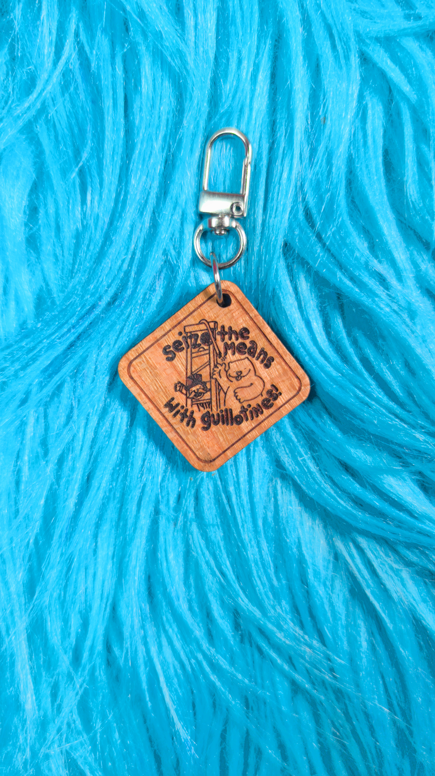 Seize the Means keychain/magnet! - Whatstheirface - ["bear","Keychain","Radical"] - 