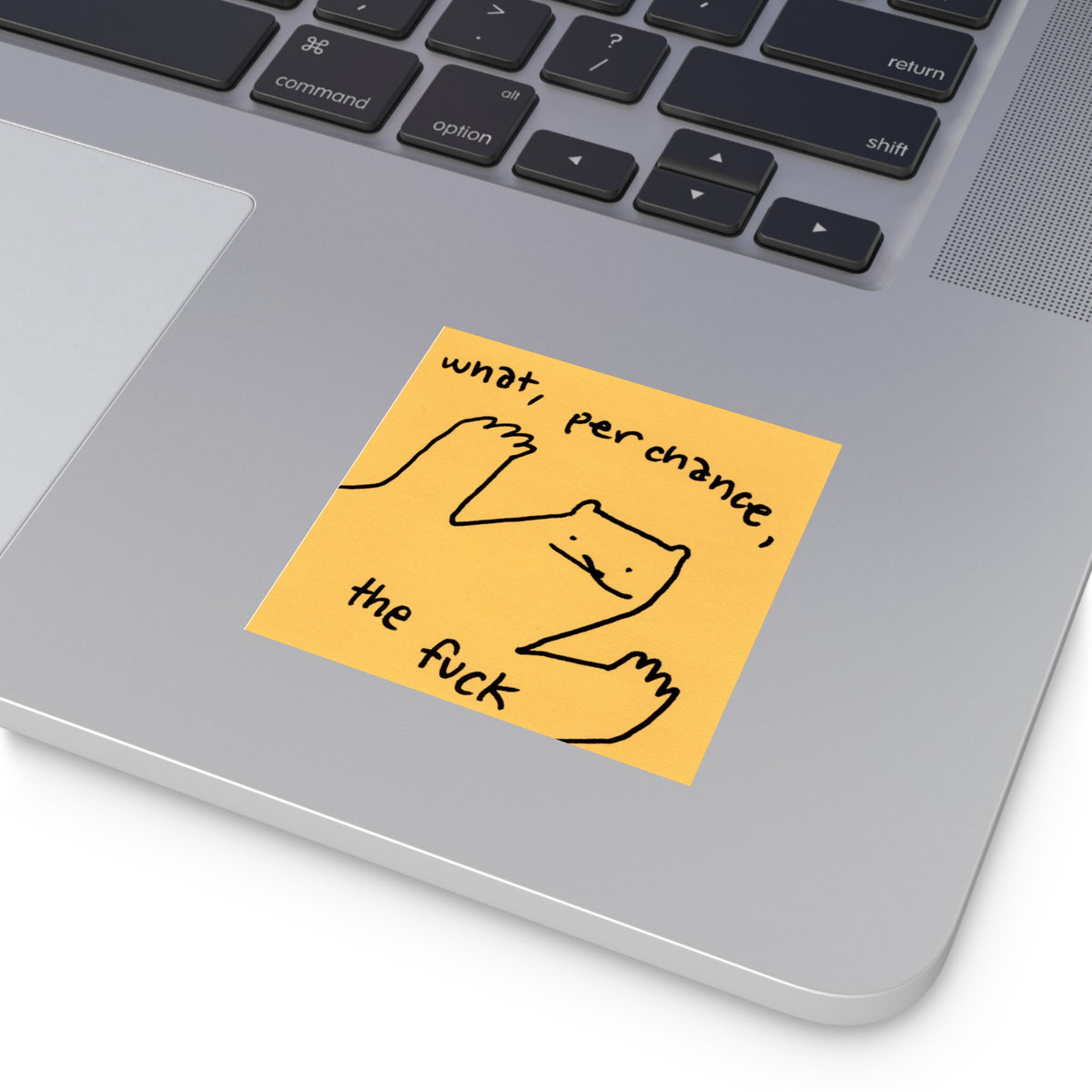 "What, Perchance" vinyl sticker!