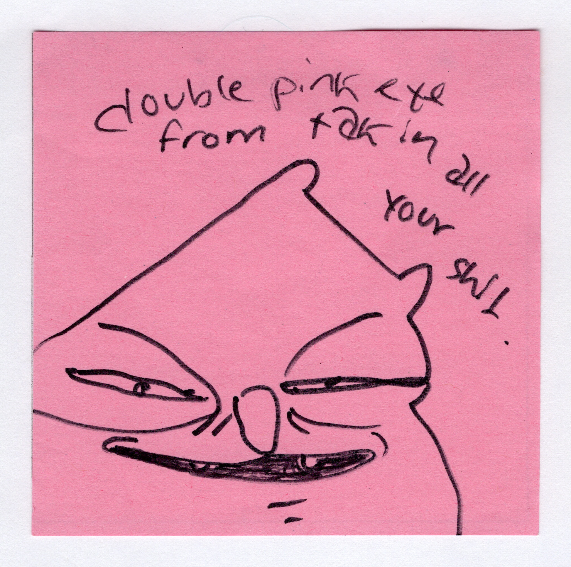 double pink eye original! - Whatstheirface - ["bear","nonsense"] - 