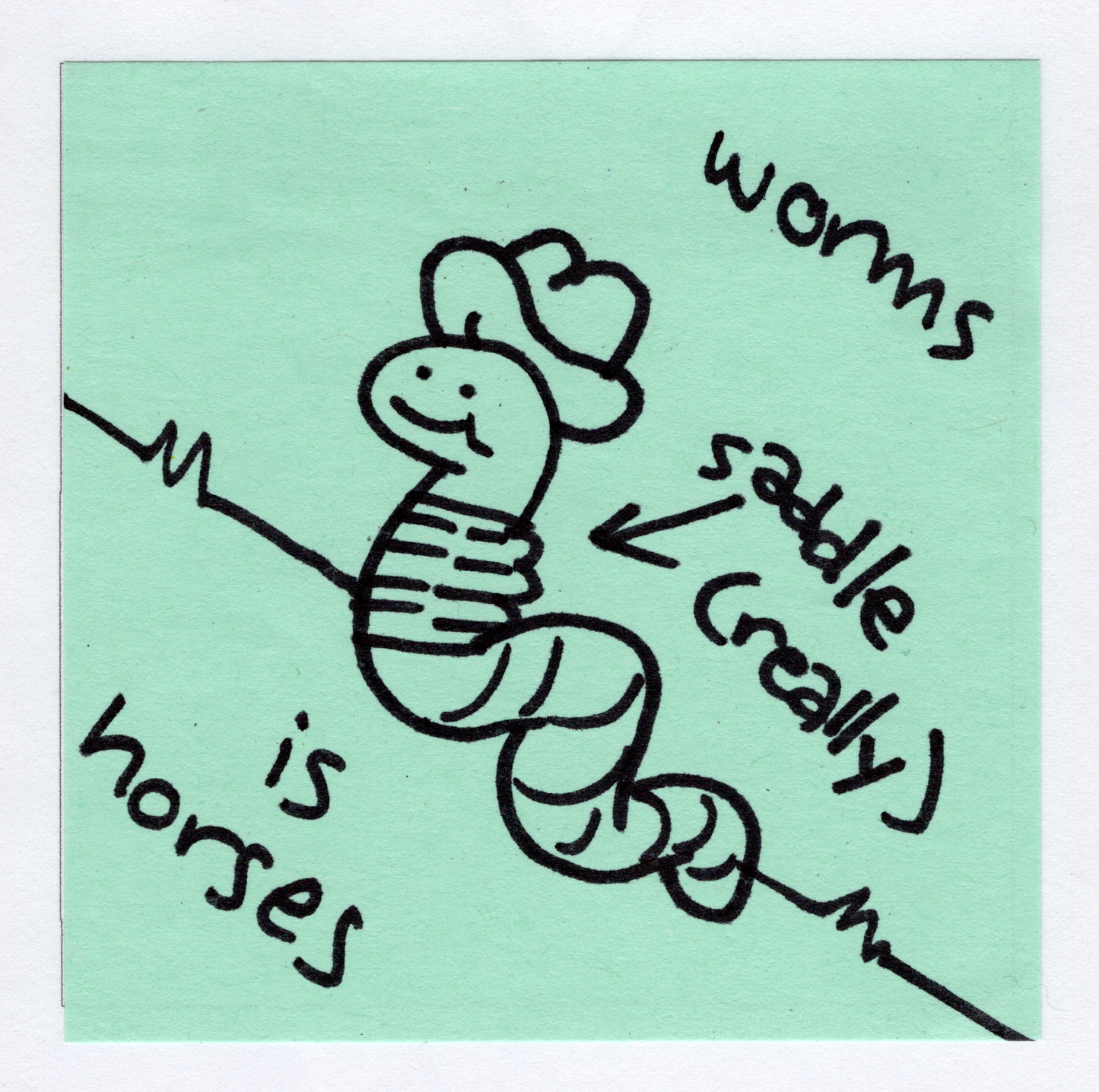 worms is horses original! - Whatstheirface - ["animals","nonsense"] - 