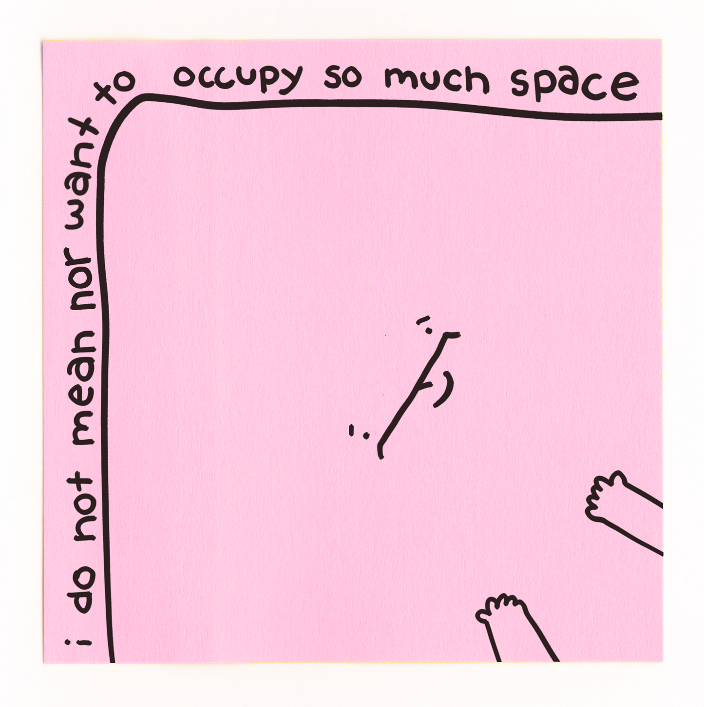 So much space Sticker!