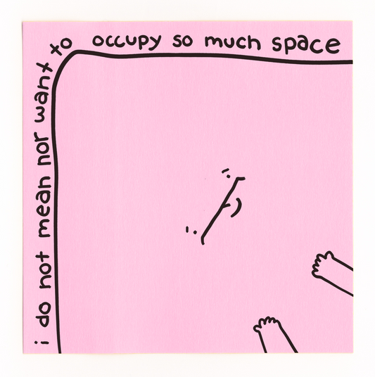 So much space Sticker!