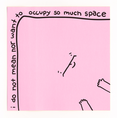 So much space Sticker!