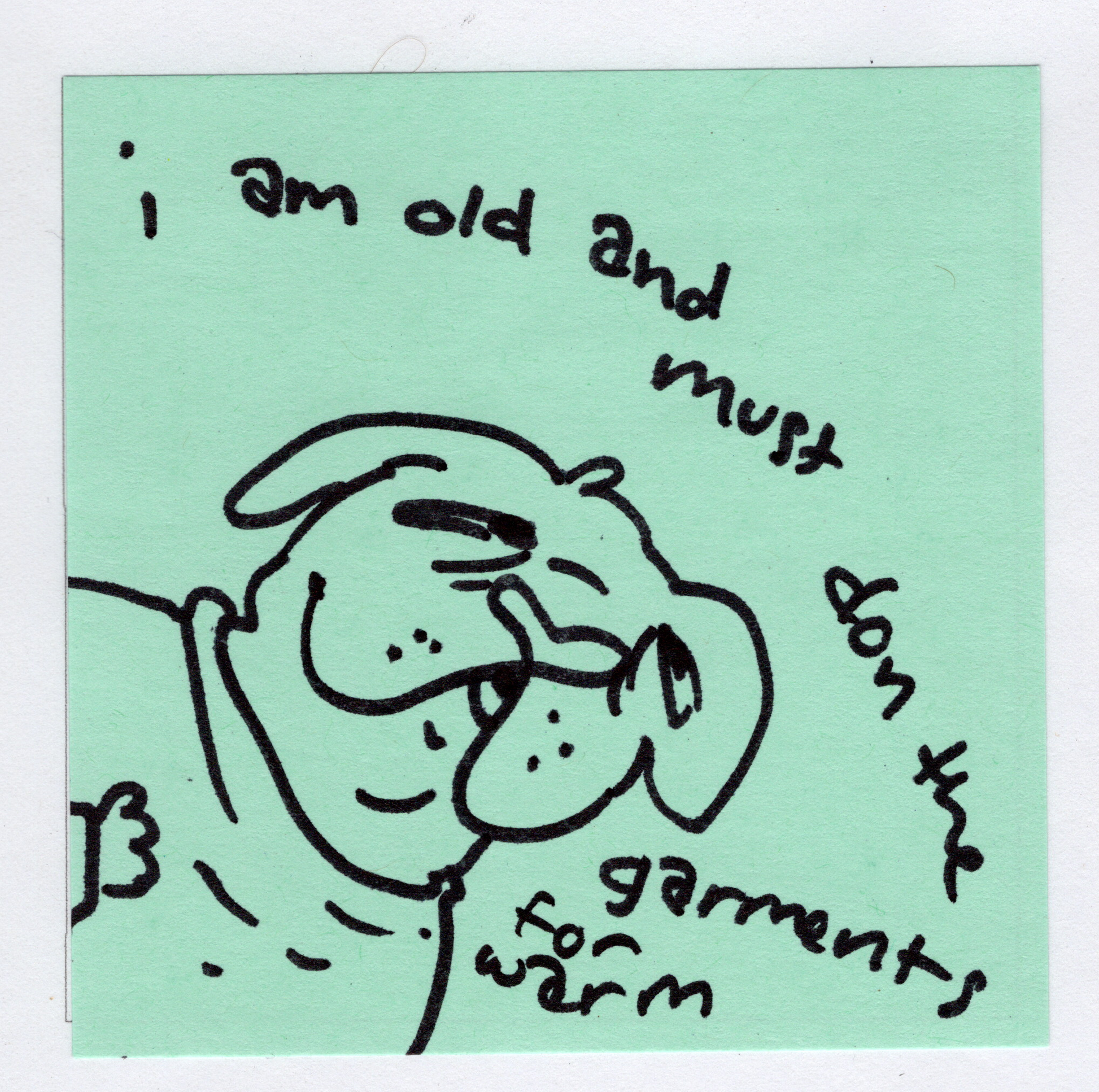 garments of warm original! - Whatstheirface - ["dog","nonsense"] - 