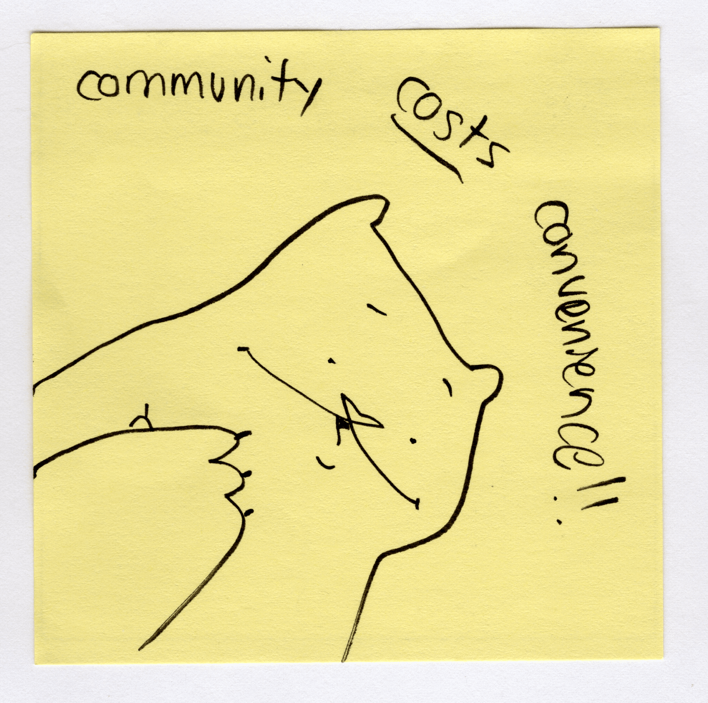 community costs original! - Whatstheirface - ["bear","nonsense"] - 