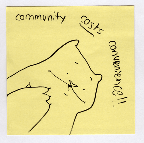community costs original!