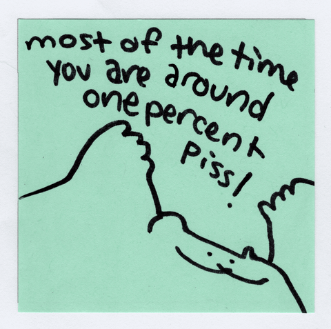 One percent original!