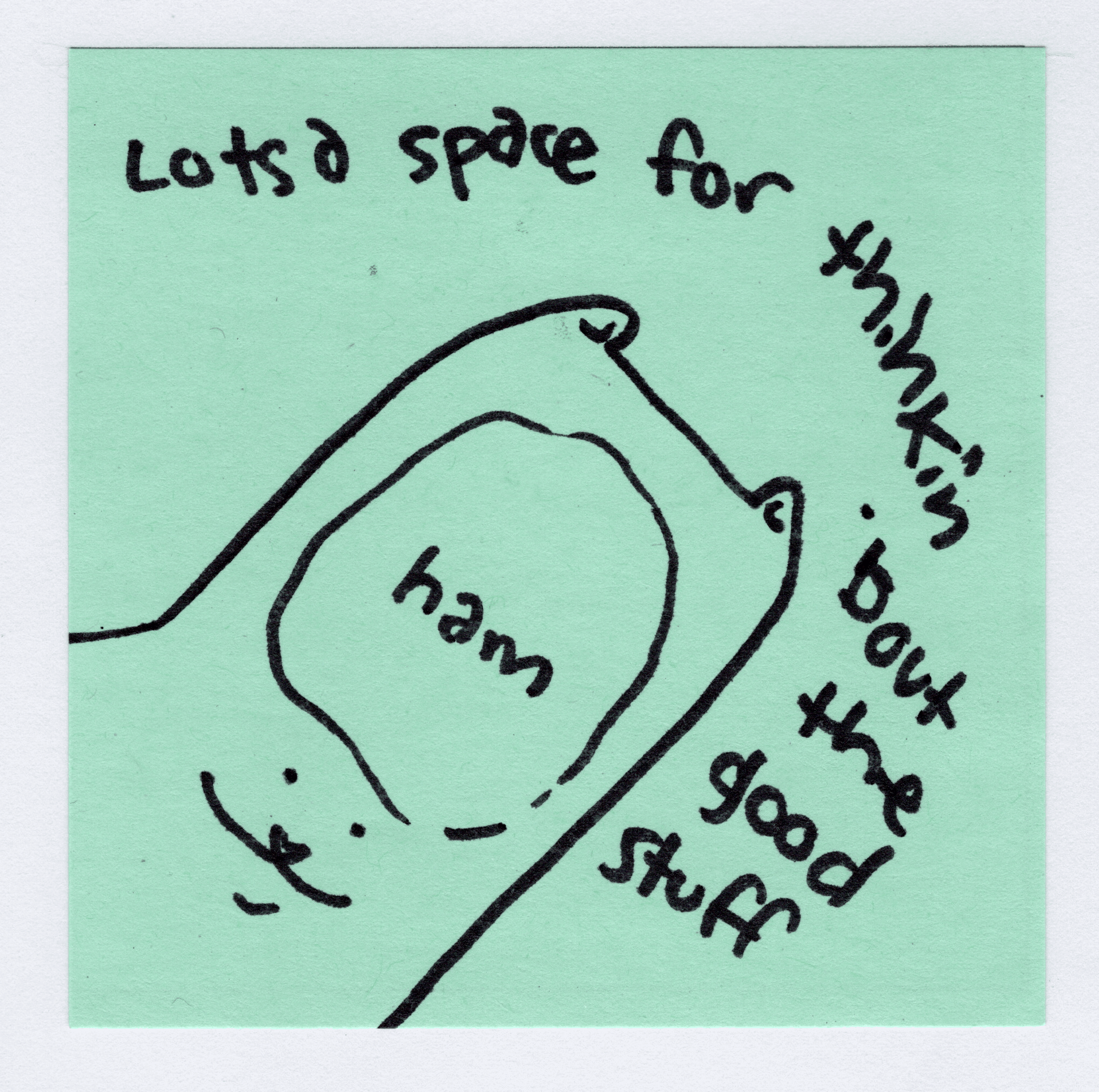 Think about the good stuff original! - Whatstheirface - ["bear","nonsense"] - 