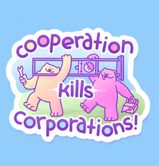 Cooperation sticker!