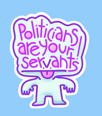 Politicians are sticker!