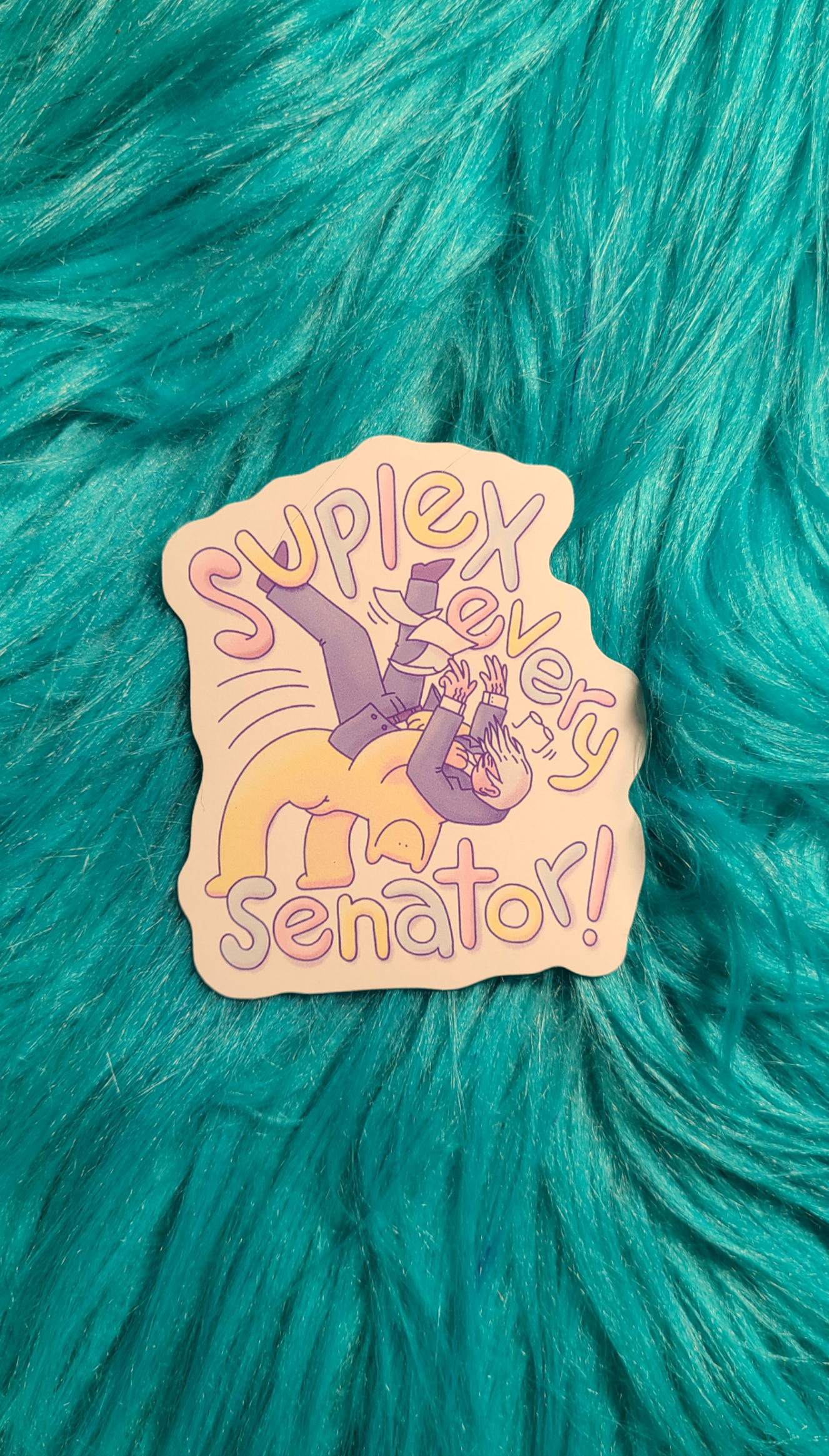 Suplex every senator Sticker! - Whatstheirface