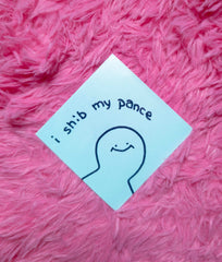 I shib my pance sticker!