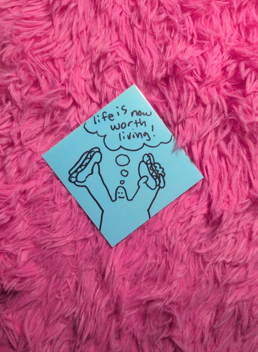 Life is now Sticker!