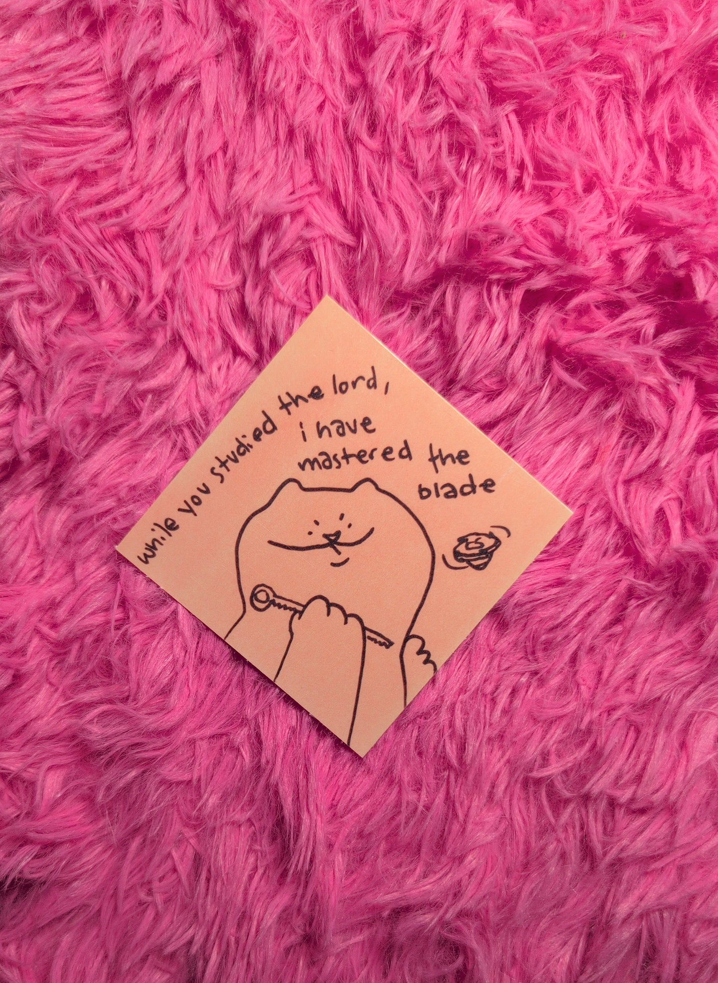 Mastered the blade sticker!