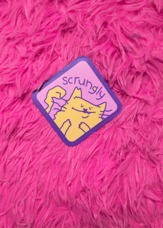 Scrungly Sticker!