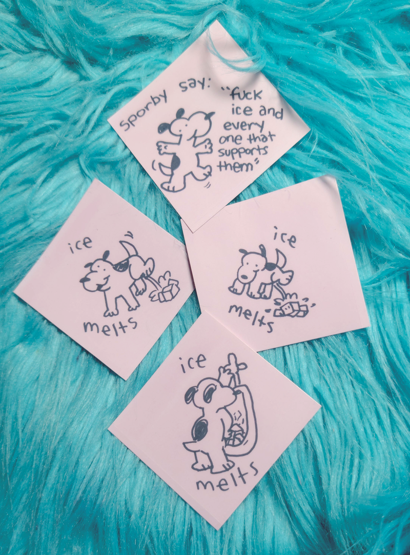 Spupi melts ice Sticker pack!