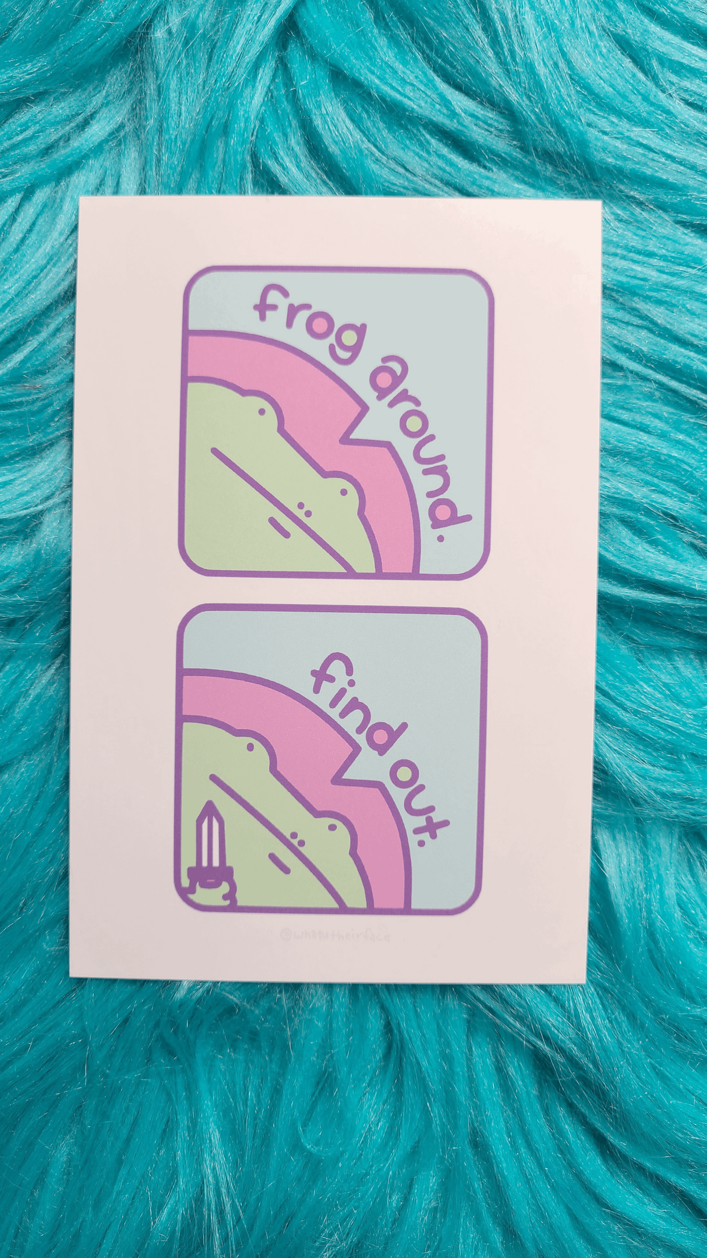 Frog Around Print! - Whatstheirface