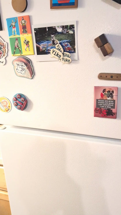 Magnetic walnut sticky note frame!