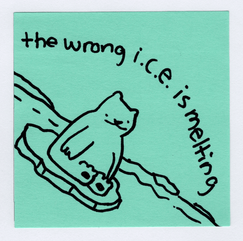 The wrong ice sticker!