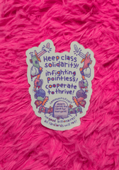 Class solidarity sticker!