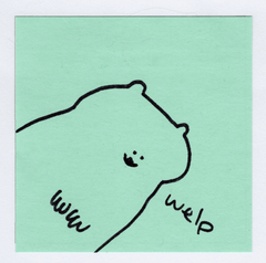 Welp sticker!