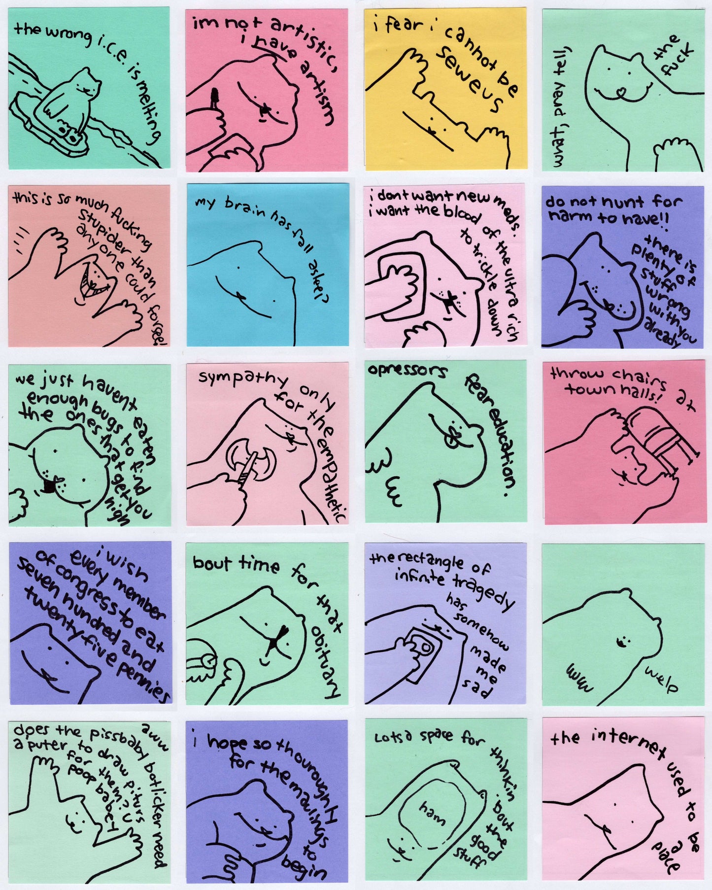 It bears repeating sticker collection! - Whatstheirface - ["Sticker"] - 