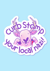 Curb stomp sticker!