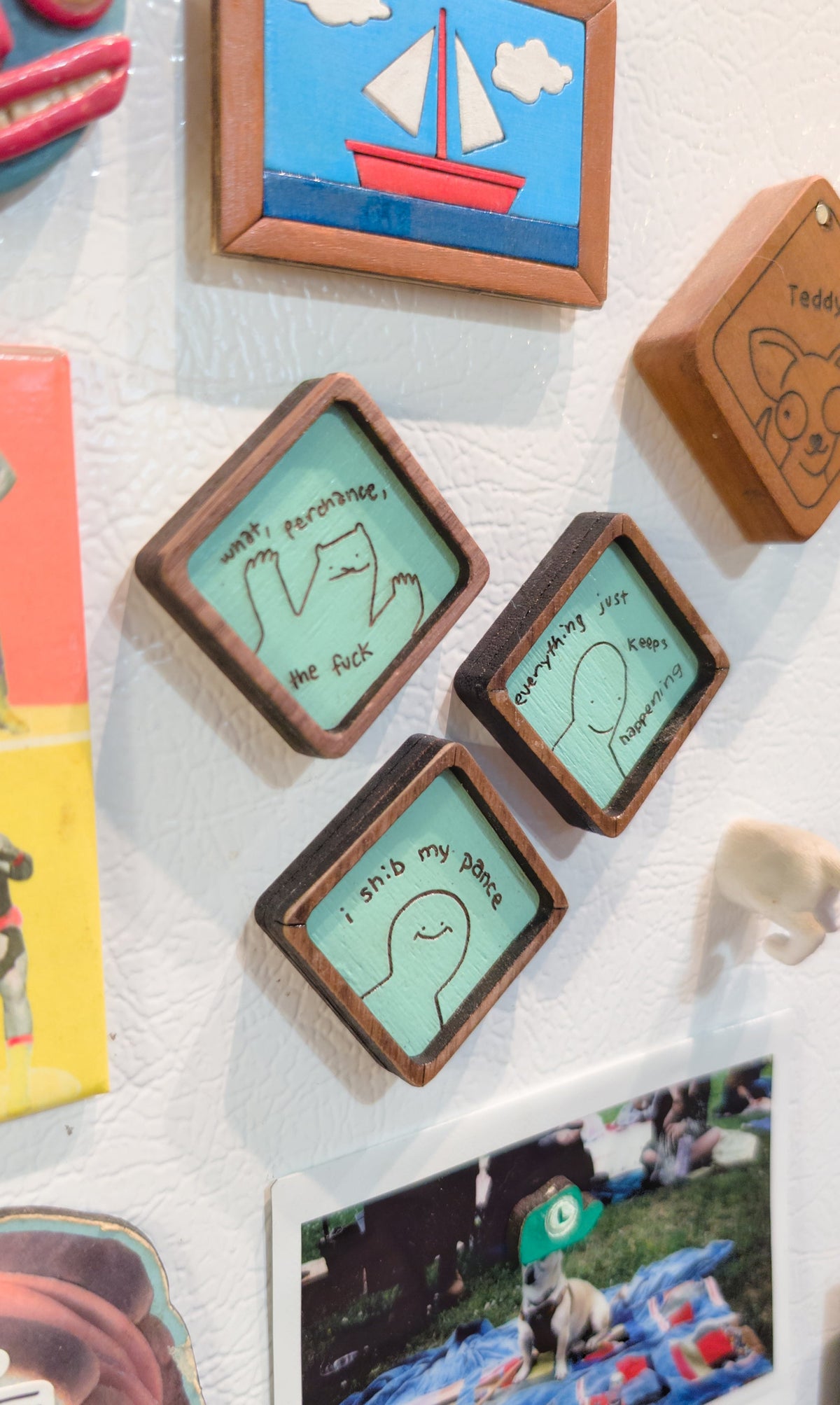 Wood frame Magnets!