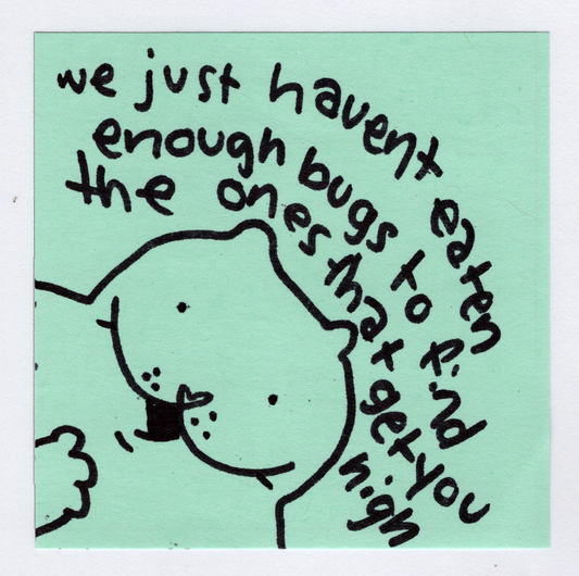 Enough bugs sticker! *Preorder*