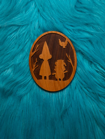 OTGW magnet! Walnut and Cherry inlay!