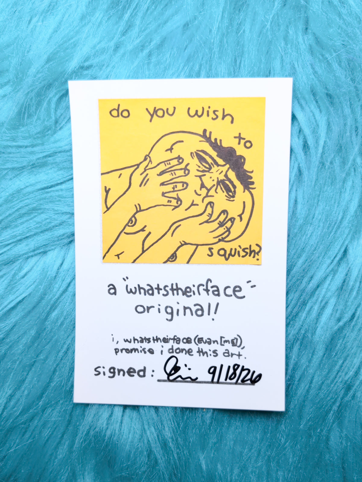 "Wish to squish" original!