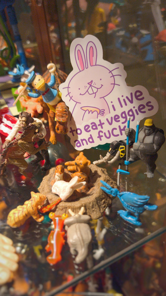 eat veggies sticker! - Whatstheirface - ["Sticker"] - 