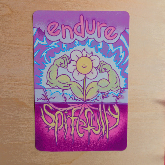Endure spitefully sticker! - Whatstheirface - [] - 