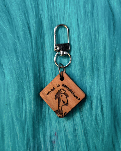 Whad in Dalmashun Keychain!