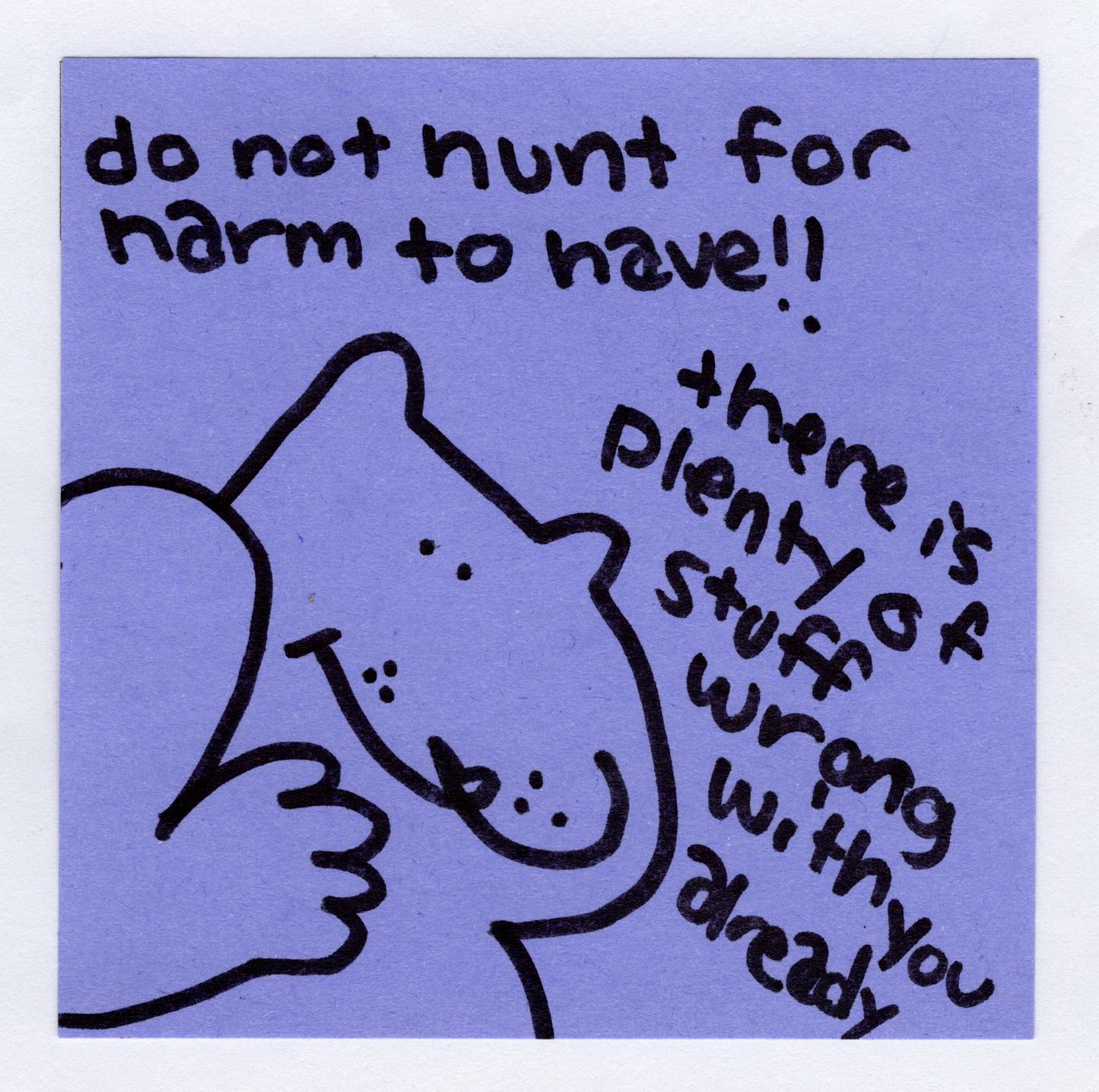 Do not hunt sticker! *Preorder*
