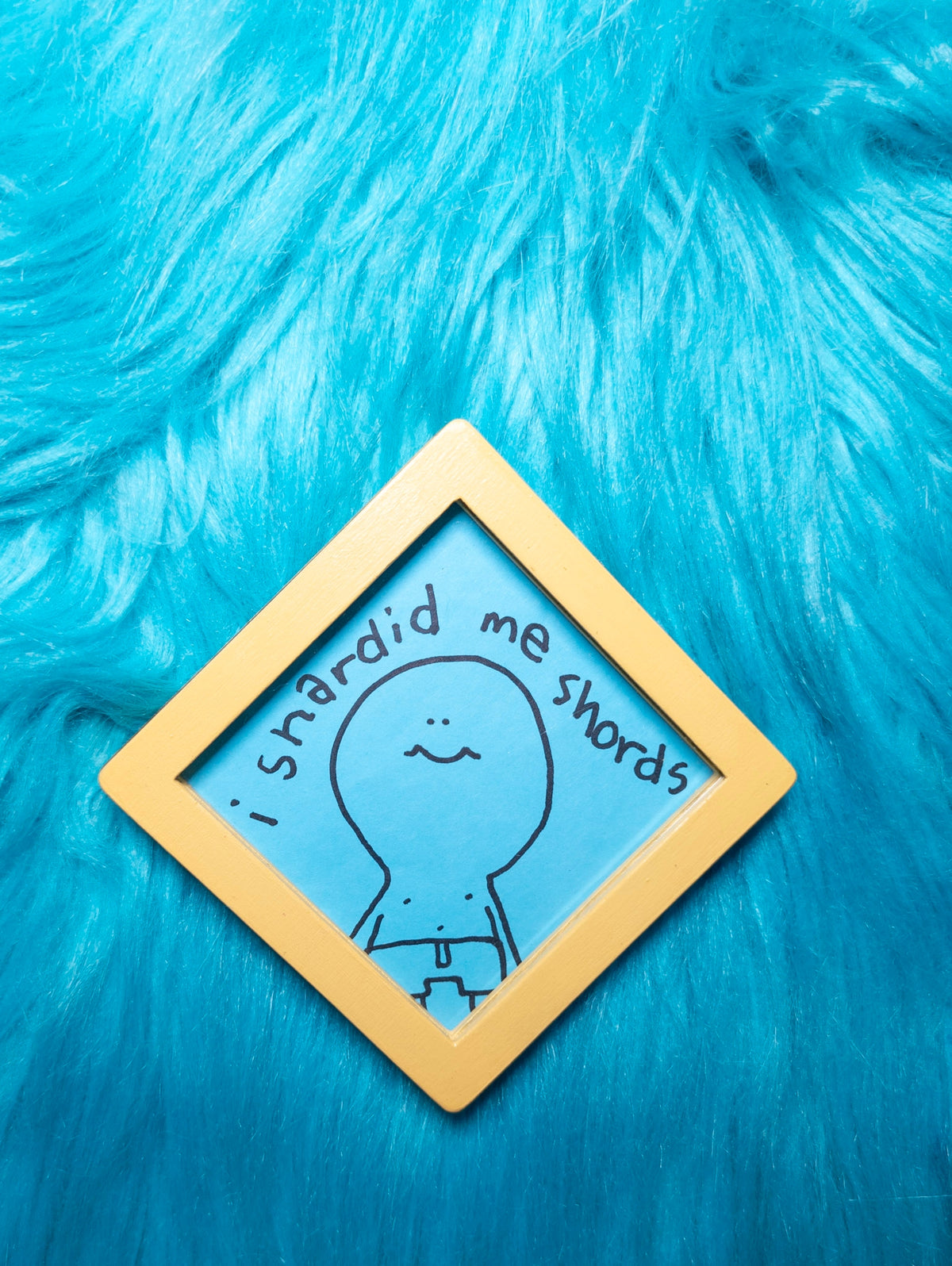 Painted Sticky note Frame!
