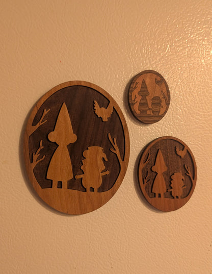 OTGW magnet! Walnut and Cherry inlay!