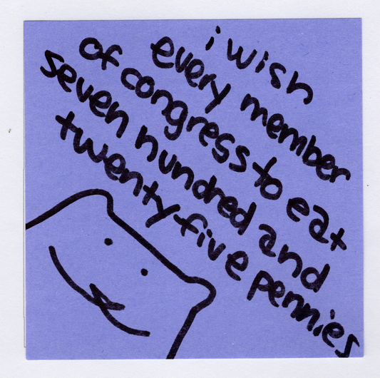I wish sticker! *Preorder*