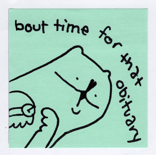 Bout time sticker! *Preorder*