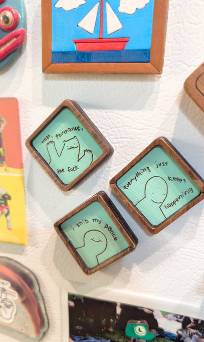 Wood frame Magnets!