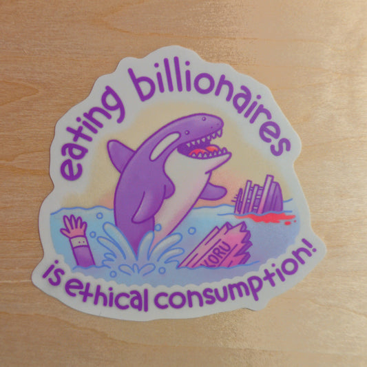 Ethical Consumption sticker! - Whatstheirface - [] - 