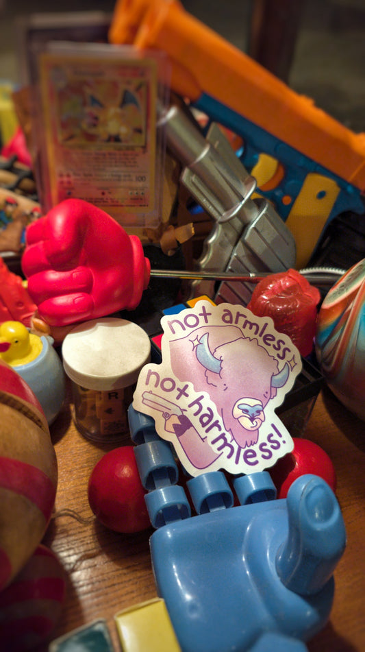 Not Armless sticker! - Whatstheirface - ["Sticker"] - 