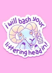 I will bash sticker!