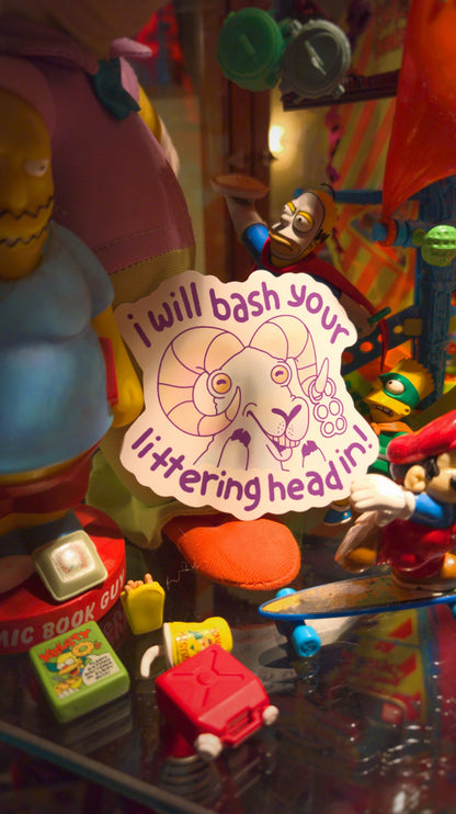 I will bash sticker!