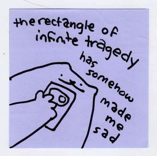Rectangle of infinite sadness sticker! *Preorder*