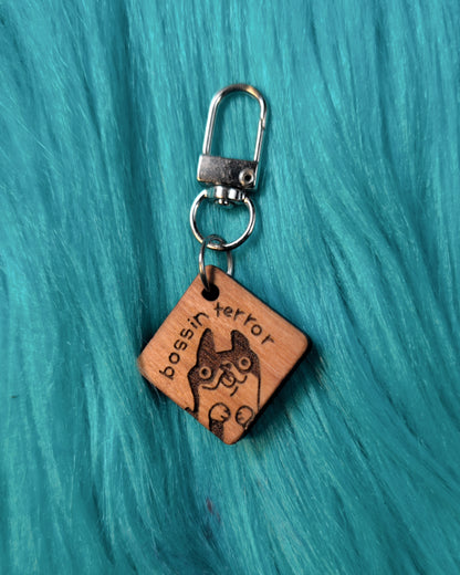 Fren boo dog Keychain!