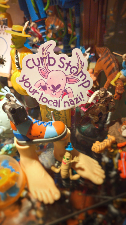 Curb stomp sticker!